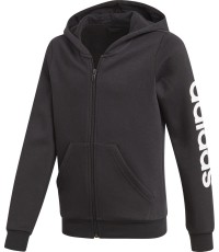 Adidas Džemperis Paaugliams Yg E Lin Fz Hoodie Black