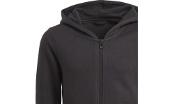 Adidas Džemperis Paaugliams Yg E Lin Fz Hoodie Black