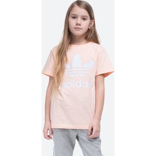 Adidas Originals koszulka dziewczęca Trefoil Tee Haze Coral GD2681