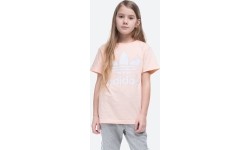 Adidas Originals koszulka dziewczęca Trefoil Tee Haze Coral GD2681