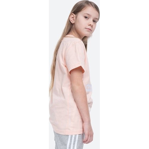 Adidas Originals koszulka dziewczęca Trefoil Tee Haze Coral GD2681