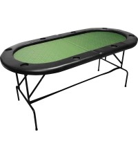 Stół do pokera Oval 2-Way Folding 180x90cm
