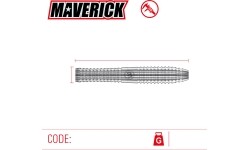 Rzutki Winmau Maverick 80% wolfram ze stalowym grotem 22G