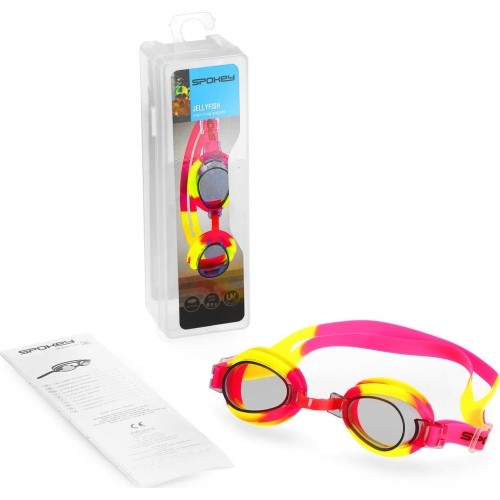 Dziecięce okulary pływackie żółte Spokey JELLYFISH