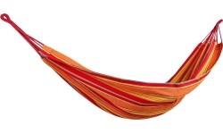 Hamak ogrodowy 200x100 cm żółto czerwony Spokey IPANEMA