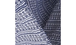 Hamak/siedzisko czarny biały Spokey BENCH ETNO