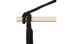 Hamak/siedzisko czarny biały Spokey BENCH ETNO