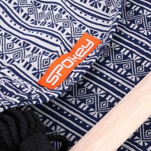 Hamak/siedzisko czarny biały Spokey BENCH ETNO