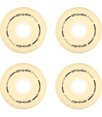 WHITE SET 76 MM Zestaw: 4 kółka do łyżworolek Spokey Freespo