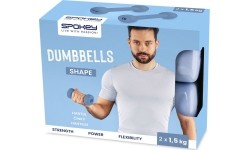 Zestaw hantli winylowych Spokey SHAPE 2x 1,5 kg