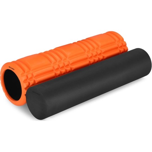 Zestaw rolek fitness 2w1 (2 części) pomarańczowy Spokey MIXROLL 2w1