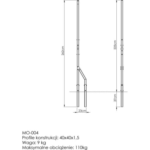 Słup zewnętrzny MO-004 - Marbo Sport