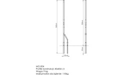 Słup zewnętrzny MO-004 - Marbo Sport