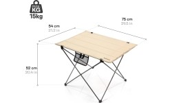 Składany stół Meteor Viator - Beige