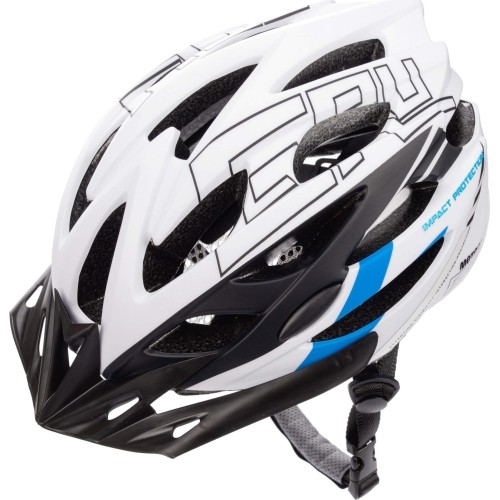 kask rowerowy gruver - White/black/blue