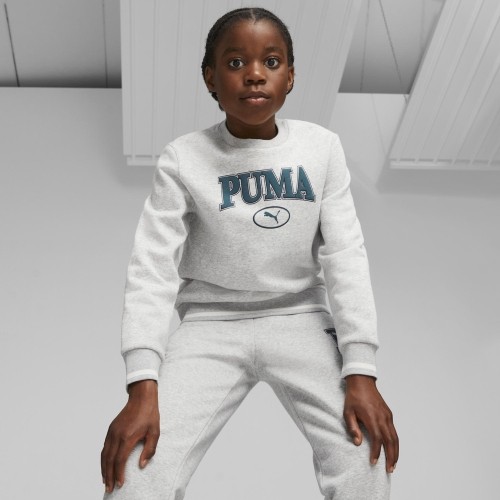 Puma bluza młodzieżowa Squad Crew Fl Grey 676355 04