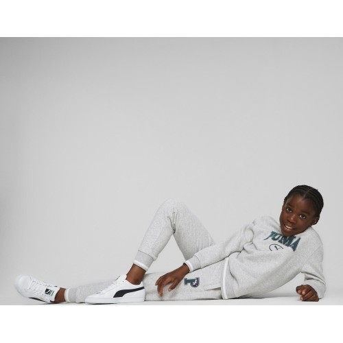 Puma bluza młodzieżowa Squad Crew Fl Grey 676355 04