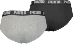 Bokserki męskie Puma Basic Brief Black Grey 889100 19