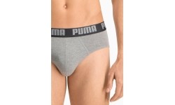 Bokserki męskie Puma Basic Brief Black Grey 889100 19