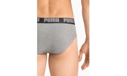 Bokserki męskie Puma Basic Brief Black Grey 889100 19