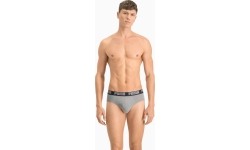 Bokserki męskie Puma Basic Brief Black Grey 889100 19