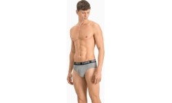 Bokserki męskie Puma Basic Brief Black Grey 889100 19