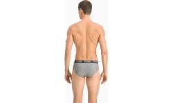 Bokserki męskie Puma Basic Brief Black Grey 889100 19
