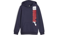 Puma bluza dla młodzieży Ess+ Logo Lab Hoodie Fl Navy 676325 06