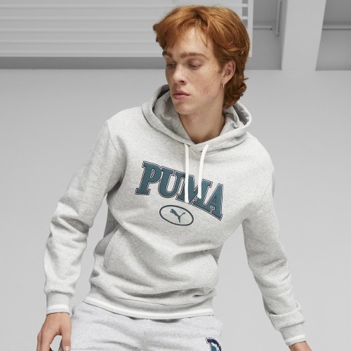 Bluza męska Puma Squad Hoodie Fl Grey 676017 04