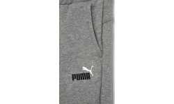 Spodnie sportowe Puma Ess+ 2 Col Logo dla młodzieży, szare 586988 03