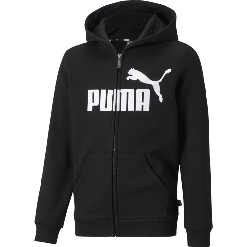 Puma bluza młodzieżowa Ess Big Logo FZ Black 586967 01