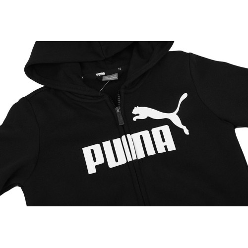 Puma bluza młodzieżowa Ess Big Logo FZ Black 586967 01