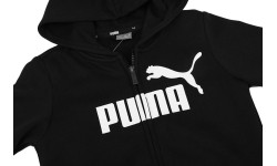 Puma bluza młodzieżowa Ess Big Logo FZ Black 586967 01