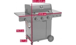 Dujinis grilis Char-Broil Essential 3G