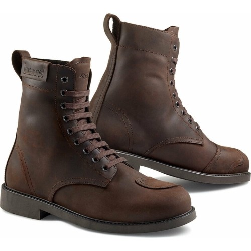 Skórzane buty motocyklowe Stylmartin District - Brązowy