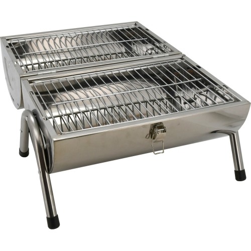 Podróżny turystyczny grill węglowy Cattara Double 2 x 38 cm