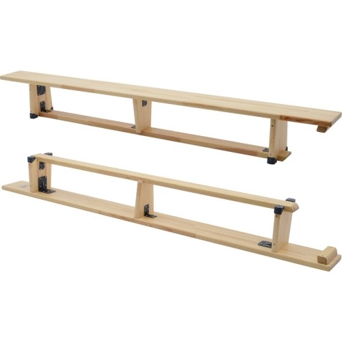 Ławka gimnastyczna Coma Sport GS-177 – 2,5 m, Drewniane nogi