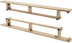 Ławka gimnastyczna Coma Sport GS-177 – 2,5 m, Drewniane nogi