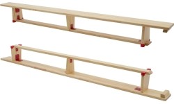 Ławka gimnastyczna Coma Sport GS-006 - 3 m, Drewniane nogi