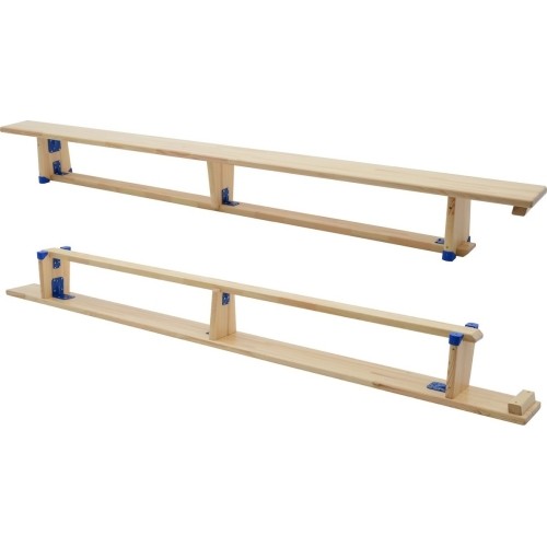 Ławka gimnastyczna Coma Sport GS-328 – 3,5 m, Drewniane nogi