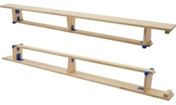 Ławka gimnastyczna Coma Sport GS-328 – 3,5 m, Drewniane nogi