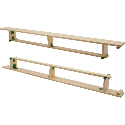 Ławka gimnastyczna Coma Sport GS-328 – 3,5 m, Drewniane nogi