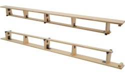 Ławka gimnastyczna Coma-Sport GS-007 – 4 m, Drewniane nogi