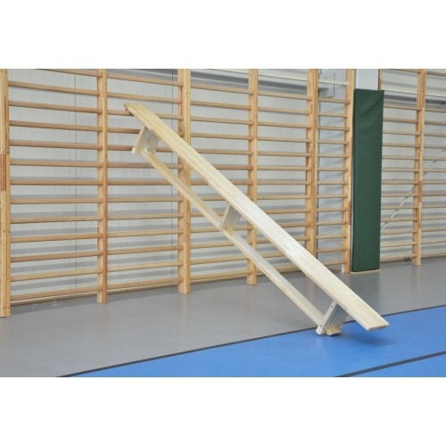 Ławka gimnastyczna Coma-Sport GS-007 – 4 m, Drewniane nogi