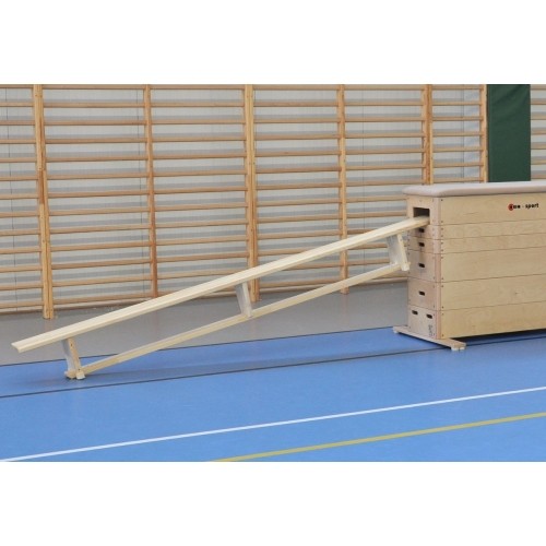 Ławka gimnastyczna Coma-Sport GS-007 – 4 m, Drewniane nogi