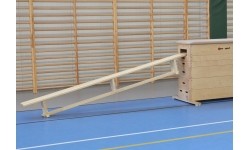 Ławka gimnastyczna Coma-Sport GS-007 – 4 m, Drewniane nogi