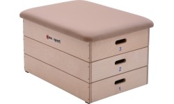 Skrzynia gimnastyczna 3-częściowa Coma-Sport GS-086 – Syntetyczna skóra