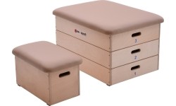 Skrzynia gimnastyczna 1-częściowa Coma-Sport GS-087 – Syntetyczna skóra