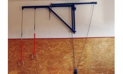 Konstrukcja naścienna do kółek gimnastycznych Coma-Sport GS-326