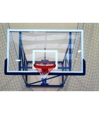 Składana konstrukcja naścienna do tablicy do koszykówki Coma-Sport K-033-M